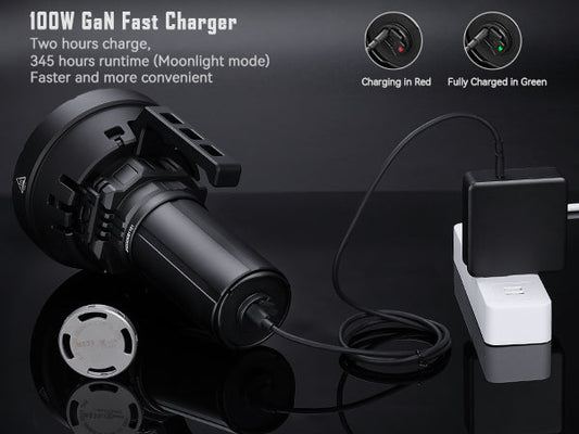 Lampe torche rechargeable multifonctionnelle