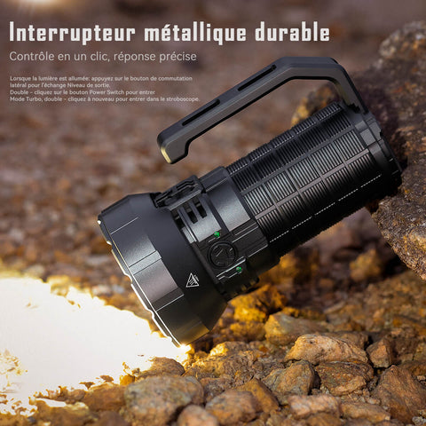 Lampe torche LED IMALENT MS12 MINI - 65 000 lumens- IMALENT®