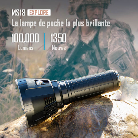 IMALENT MS18 lampe torche puissante