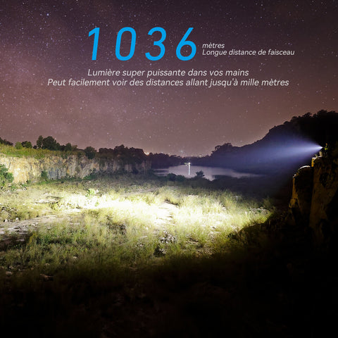 Lampe torche LED IMALENT MS12 MINI - 65 000 lumens- IMALENT®