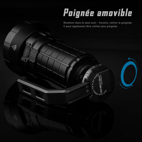 Lampe torche LED IMALENT MS12 MINI - 65 000 lumens- IMALENT®