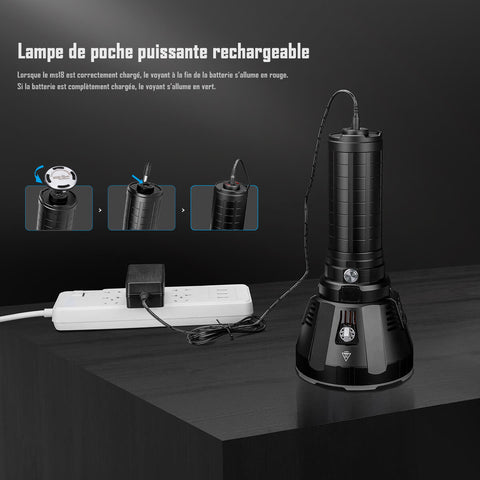 IMALENT MS18 lampe torche puissante