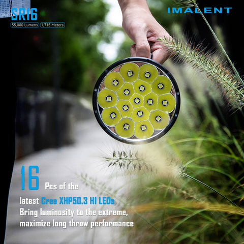 Lampe torche IMALENT SR16 55000 lumen - IMALENT®